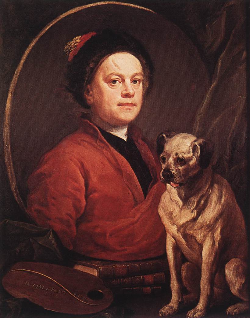 HOGARTH, William The Painter and his Pug f